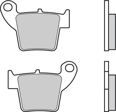 Image de BREMBO TT 07HO48TT Jeu de plaquettes de frein off-road carbone-céramique