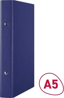 Obrázok produktu pre Dvojkrúžkový zakladač Donau - A5, 2 cm, modrý navy