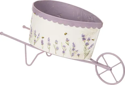 Produktbild von Vintage Schubkarre Blumentopf für romantische Dekorationen