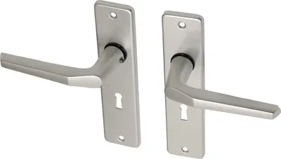 Produktbild von Türgriff mit Schild Aluminium Daumen Modell - Pro Set
