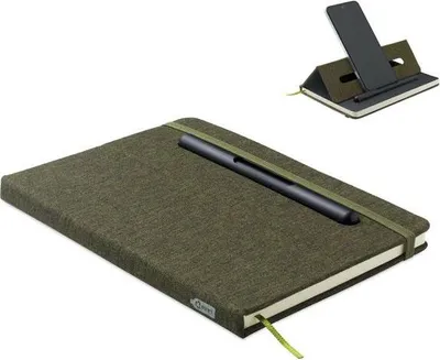 Produktbild von MidOcean - "Rinbook" Notizbuch, A5 MO1921 (Einheitsgröße) (Dunkelgrün)