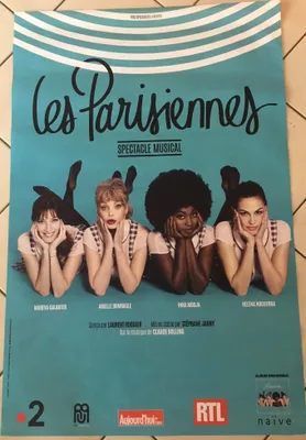 Zdjęcie produktu dla Les Parisiennes - Inna Modja / Mareva Galanter - PLAKAT - 80x120 cm