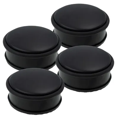 Produktbild von Türstopper Set 4er - Schwarz Edelstahl