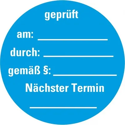 Produktbild von Dreifke® Aufkleber I Prüfplakette am durch gemäß § Nächster Prüftermi...