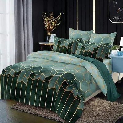 Produktbild von Geoptimierte Titel  Unyqoos® Moderne vierteilige Bettwäsche-Set mit geometrischem Muster und ReißverschlussKurze Verkaufsbeschreibung  Entdecken Sie das stilvolle Unyqoos® Bettwäsche-Set, das aus vier Teilen besteht und mit einem modernen geometrischen Muster sowie einem praktischen Reißverschluss ausgestattet ist. Perfekt für eine elegante und komfortable Schlafumgebung.Ausführliche Produktbeschreibung  Das Unyqoos® Bettwäsche-Set vereint modernes Design mit Funktionalität. Hergestellt aus hochwertigem, at