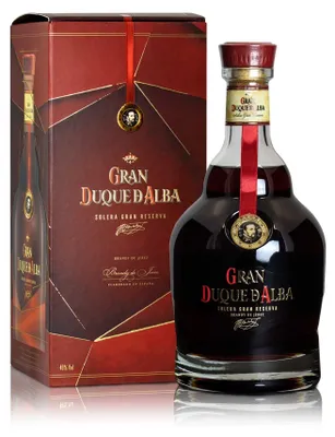 Produktbild von Gran Duque de Alba, Brandy de Jerez, mind. 10 Jahre gereift, Mehrfach ausgezeichneter Brandy u.a mit Gold bei der San Francisco World Spirits