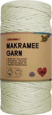 Produktbild von folia Makramee-Garn SOFT GREEN Länge: 100 m