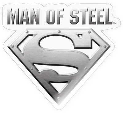 Produktbild von Spreadshirt DC Comics Superman Logo Man Of Steel Sticker Aufkleber, 10 x 10 cm, Transparent glänzend