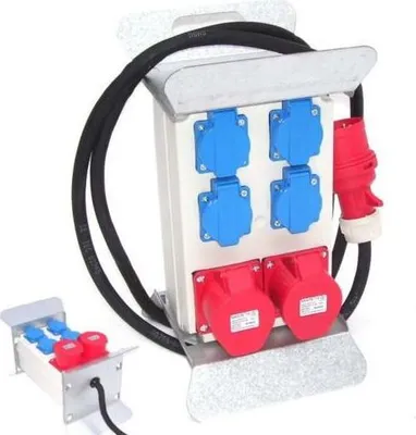 Obrázek produktu pro Stavební rozvaděč 55474 Silnoproud 2x400V 4x230V 16A