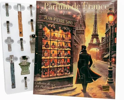 Produktbild von Jean-pierre sand parfum de france für Männer 24-teiliger Parfüm-Adventskalender