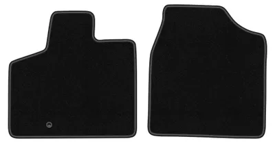 Obrázok produktu pre Predné velúrové koberce pre: Volkswagen Routan 2008-2016 (minivan) – 2 ks, čierne, na mieru – Wielganizator BASIC