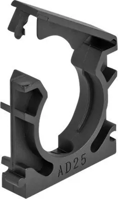 Immagine prodotto di DELOCK Portacavi con clip di bloccaggio 25 mm 4 pezzi nero