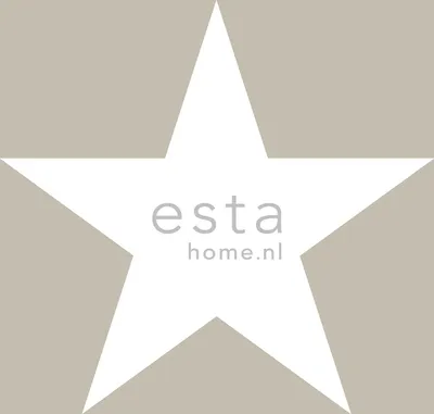 Imagen del producto de ESTAhome fotomural estrella gris pardo 186 x 279 cm
