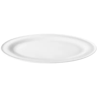 Produktbild von Servierplatte - Weiß - Porzellan - 31 x 24 cm - ovale Form