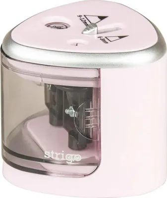 Produktbild von Strigo Elektrischer Bleistiftspitzer, Rosa, Doppelt, 6-8/9-12 mm, SSC3475
