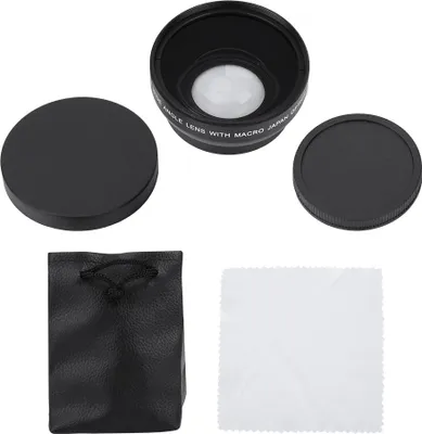 Obrázek produktu pro Objektiv fotoaparátu, příslušenství z hliníkové slitiny, černé, pro 49 mm bajonet