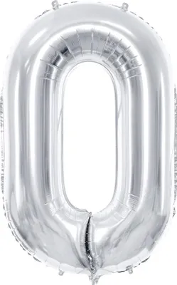 Produktbild von Ziffernballon Zahlen Heliumballon Geburtstag Silber - 0