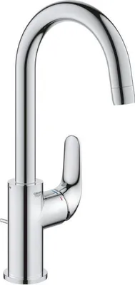 Productafbeelding van Wasbakarmatuur, GROHE Swift 24330001, chroom, maat L, hoge, zwenkbare uitloop, waterbesparend