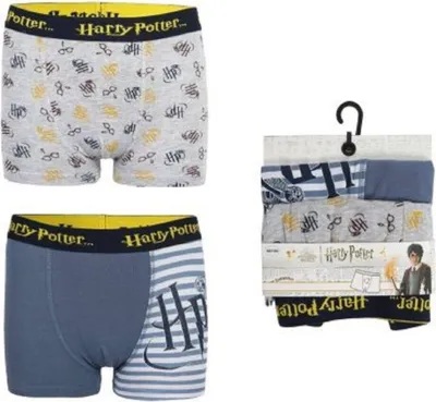 Zdjęcie produktu dla Harry Potter bokserki zestaw 2 sztuk Idealne dla dzieci 110/116