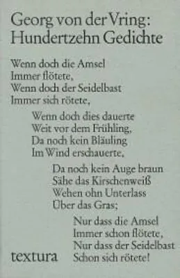 Produktbild von Hundertzehn Gedichte