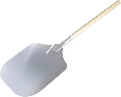 Imagen del producto de Pala para pizza, 1 unidad. Espátula de madera para pizza, volteador de pizza antiadherente, ideal para uso doméstico y en restaurantes. Volteador de pizza en espiral con mango desmontable (Color: Variado)