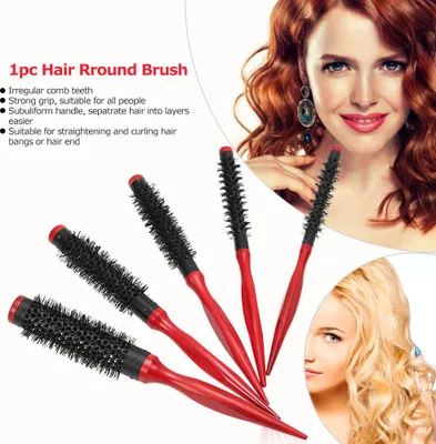 Obrázek produktu pro 10mm kulatý kartáč na vlasy quiff roller comb for DIY hairstyle salon hairdresser hairbrush nylon