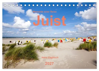 Produktbild von Juist - Momente einer Reise (Tischkalender 2027 DIN A5 quer), CALVENDO Monatskalender