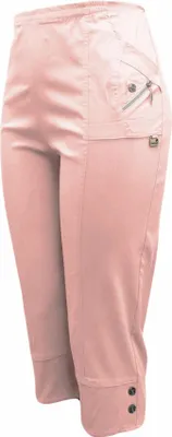 Produktbild von Caprihose mit Gummizug für Damen Gr. 36-54 luftige 3/4 Schlupfhose mit Stretch