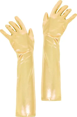 Produktbild von Glitzernde Handschuhe Shine 40 cm - Gold