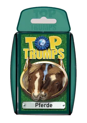 Produktbild von Top Trumps - Pferde Kartenspiel Quartettspiel Spiel Pferd
