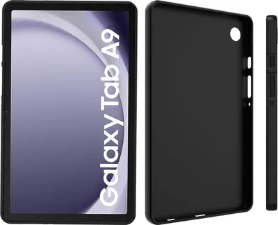 Produktbild von Für Samsung Galaxy Tab A9 Schwarz Tablet Tasche Hülle TPU Silikon Cover Case