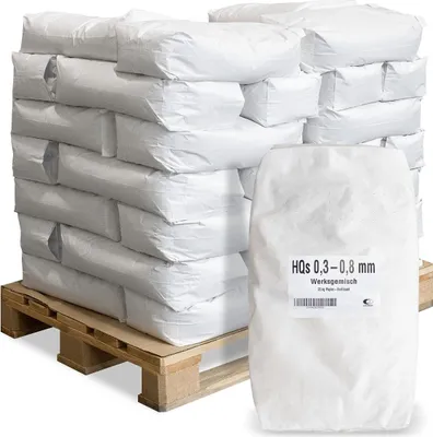 Produktbild von Galamio Quarzsand 0,3 - 0,8 mm 25kg x 40 Sack 1000kg Palette