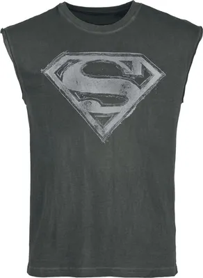 Produktbild von Superman Tank-Top Herren Logo schwarz XXL