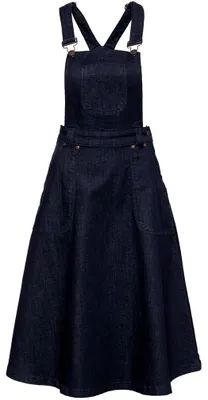 Immagine prodotto di Queen Kerosin, tuta in denim stile rock, colore blu scuro, taglia 3XL