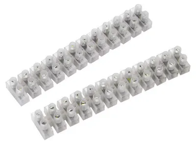 Produktbild von Lüsterklemme 4 mm² - 12 Pol - 2 Leisten Werkzeug Elektronik ToolTech 30063