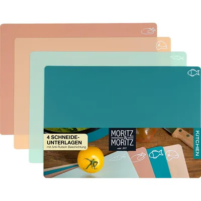 Produktbild von Moritz & Moritz 4x Schneidebrett Küche - Je 28 x 38 cm bunt