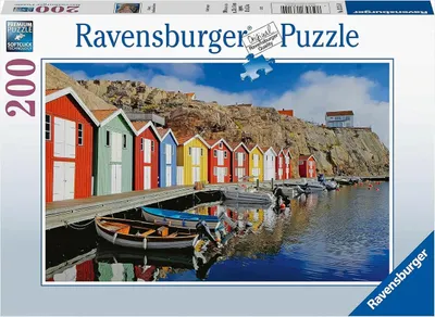 Produktbild von Colorful Scandinavian Houses - 200 Teile Puzzle für Erwachsene und Kinder ab 14 Jahren