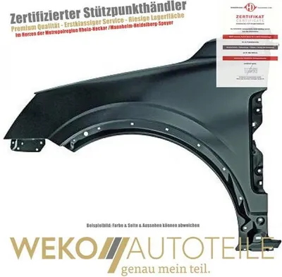 Produktbild von Kotflügel rechts DIEDERICHS 1870006 für OPEL