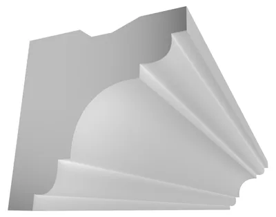 Produktbild von ELHARE Stuckleiste LED Band Lichtprofile Wand Indirekte Beleuchtung Profil LS22A - 70x70mm, 2m