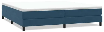 Produktbild von vidaXL Boxspringbett ohne Matratze Dunkelblau 200x210 cm Samt