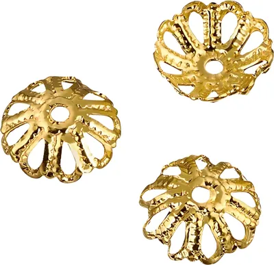 Produktbild von KNORR PRANDELL 216198597 Perlkappen Ø 9 mm Metall goldfarben