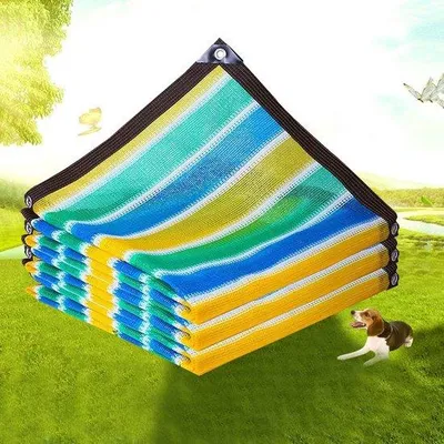 Productafbeelding van Famanu zonwering, UV-bescherming - 90% zonwerende werking - geschikt voor tuin, terras, kas - 3x4 meter
