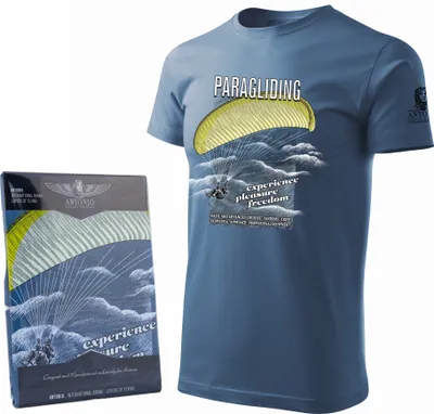 Produktbild von T-Shirt mit Adrenalinsport PARAGLIDING (L)