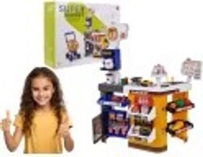 Obrázek produktu pro vELKÝ OBCHOD SUPERMARKET + vybavení + koš Hračkářství