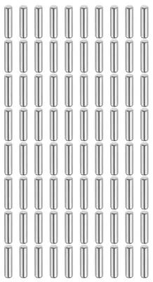 Productafbeelding van Ronde staven van roestvast staal 316L, 3 mm x 15 mm, 80 stuks, voor bevestigingsdoeleinden
