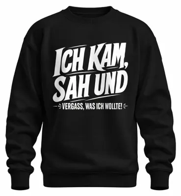 Obrázok produktu pre Ich som videl, som pochopil a zabudol, čo som chcel povedať. Tričko s potlačou, sarkastické, čierna farba, veľkosť XL