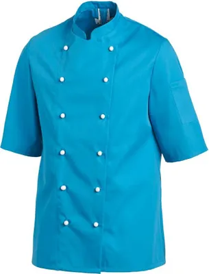 Produktbild von Leiber Kochjacke mit 1/2 Ärmel 12/1094/76 Türkis-50