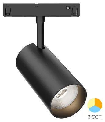 Obrázok produktu pre LED lištový reflektor Braytron 18 W, teplá biela, neutrálna biela, studená biela, 3CCT, 1580 lm, čierna-čierna, hliník, IP20