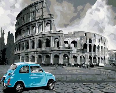 Immagine prodotto di Zuty - Dipingere con i numeri - COLOSSEO, 40x50 cm, tela tesa su telaio