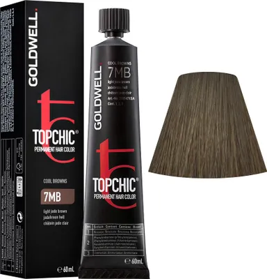 Immagine prodotto di Goldwell Topchic Tube C7MB Light Jade Brown  60ml - colore permanente in tubo